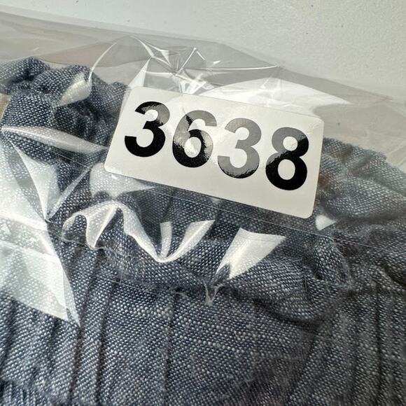 Pact Pants Womens Small Blue Organic Crop Boho Minimalist Sustainable Beach - Picture 14 of 14